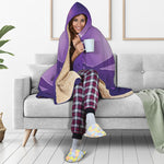 Power Of Seven Chakras Print Hooded Blanket
