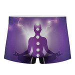 Power Of Seven Chakras Print Men's Boxer Briefs