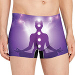 Power Of Seven Chakras Print Men's Boxer Briefs