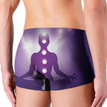 Power Of Seven Chakras Print Men's Boxer Briefs