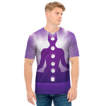 Power Of Seven Chakras Print Men's T-Shirt