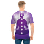 Power Of Seven Chakras Print Men's T-Shirt