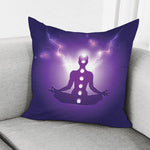 Power Of Seven Chakras Print Pillow Cover
