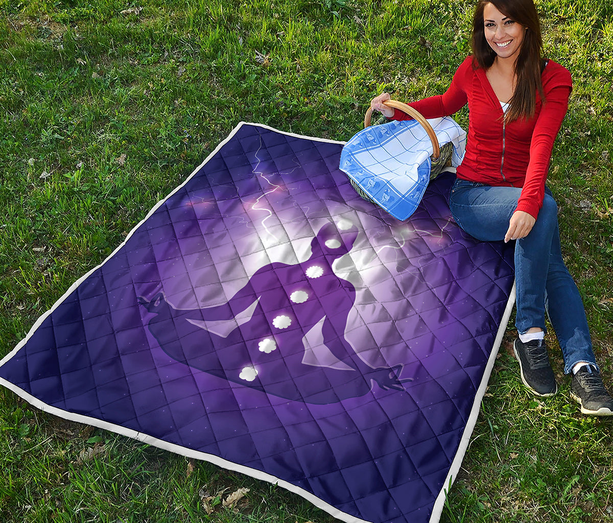 Power Of Seven Chakras Print Quilt