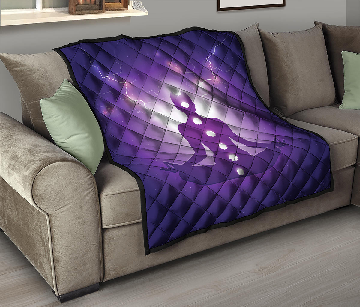 Power Of Seven Chakras Print Quilt