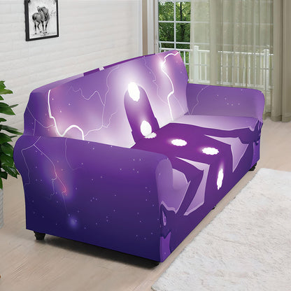 Power Of Seven Chakras Print Sofa Cover