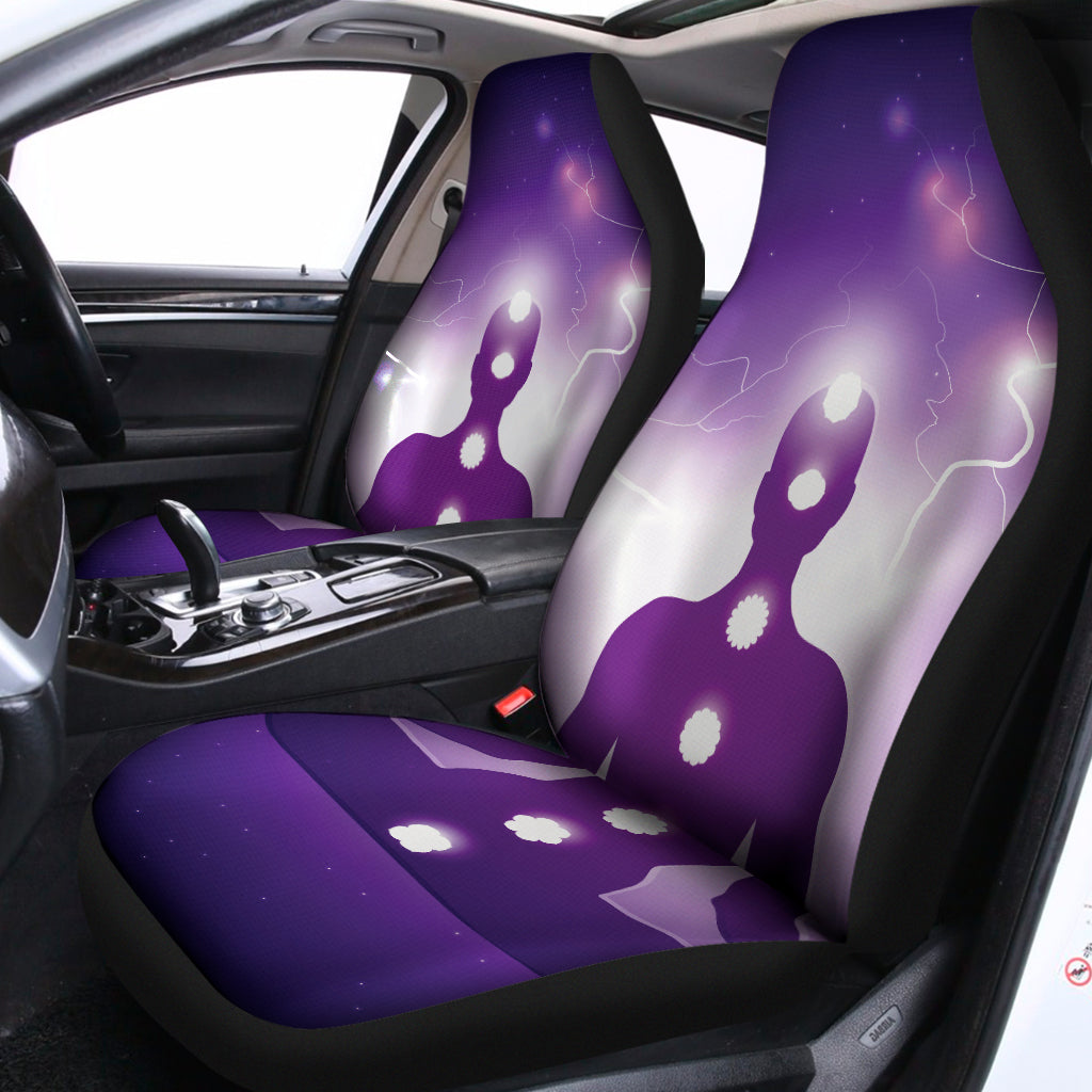 Power Of Seven Chakras Print Universal Fit Car Seat Covers