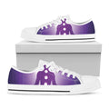 Power Of Seven Chakras Print White Low Top Sneakers