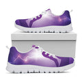 Power Of Seven Chakras Print White Running Shoes