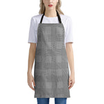 Prince of Wales Check Pattern Print Apron