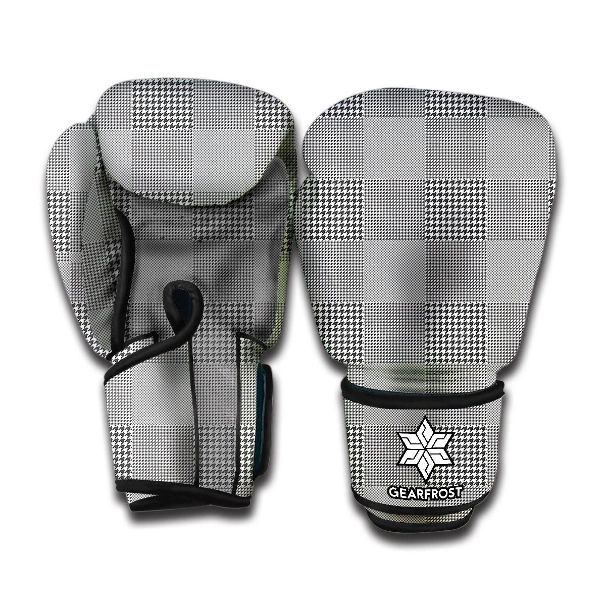 Prince of Wales Check Pattern Print Boxing Gloves