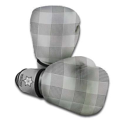 Prince of Wales Check Pattern Print Boxing Gloves