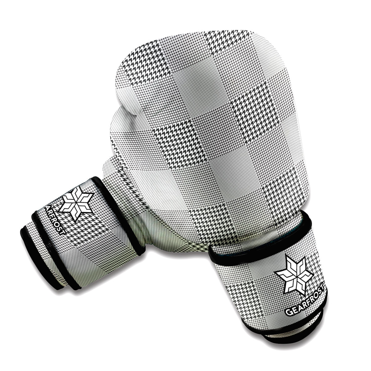 Prince of Wales Check Pattern Print Boxing Gloves