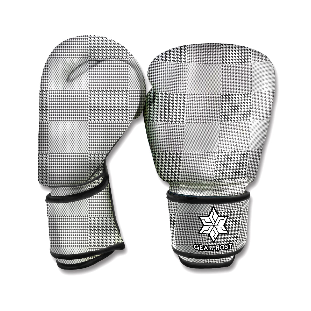 Prince of Wales Check Pattern Print Boxing Gloves