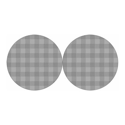 Prince of Wales Check Pattern Print Car Coasters