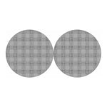 Prince of Wales Check Pattern Print Car Coasters