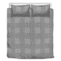 Prince of Wales Check Pattern Print Duvet Cover Bedding Set