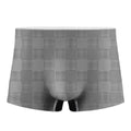 Prince of Wales Check Pattern Print Men's Boxer Briefs