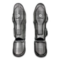 Prince of Wales Check Pattern Print Muay Thai Shin Guards