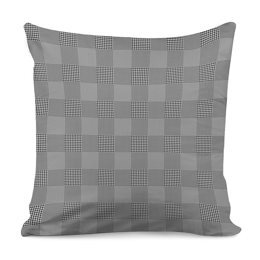 Prince of Wales Check Pattern Print Pillow Cover