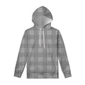 Prince of Wales Check Pattern Print Pullover Hoodie