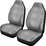 Prince of Wales Check Pattern Print Universal Fit Car Seat Covers