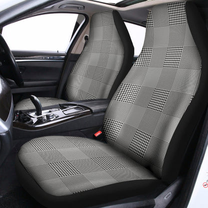 Prince of Wales Check Pattern Print Universal Fit Car Seat Covers