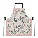 Princess Poodle Print Apron