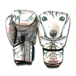 Princess Poodle Print Boxing Gloves