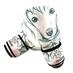 Princess Poodle Print Boxing Gloves
