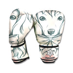 Princess Poodle Print Boxing Gloves