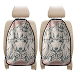 Princess Poodle Print Car Seat Organizers