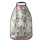Princess Poodle Print Car Seat Organizers
