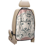 Princess Poodle Print Car Seat Organizers