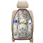 Princess Poodle Print Car Seat Organizers