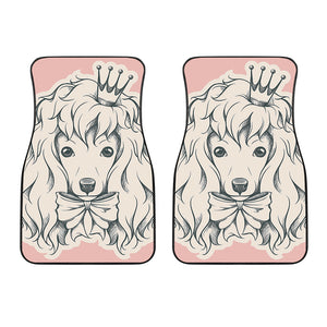 Princess Poodle Print Front Car Floor Mats