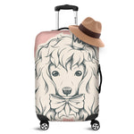 Princess Poodle Print Luggage Cover