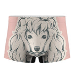 Princess Poodle Print Men's Boxer Briefs