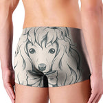 Princess Poodle Print Men's Boxer Briefs
