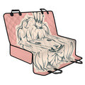 Princess Poodle Print Pet Car Back Seat Cover