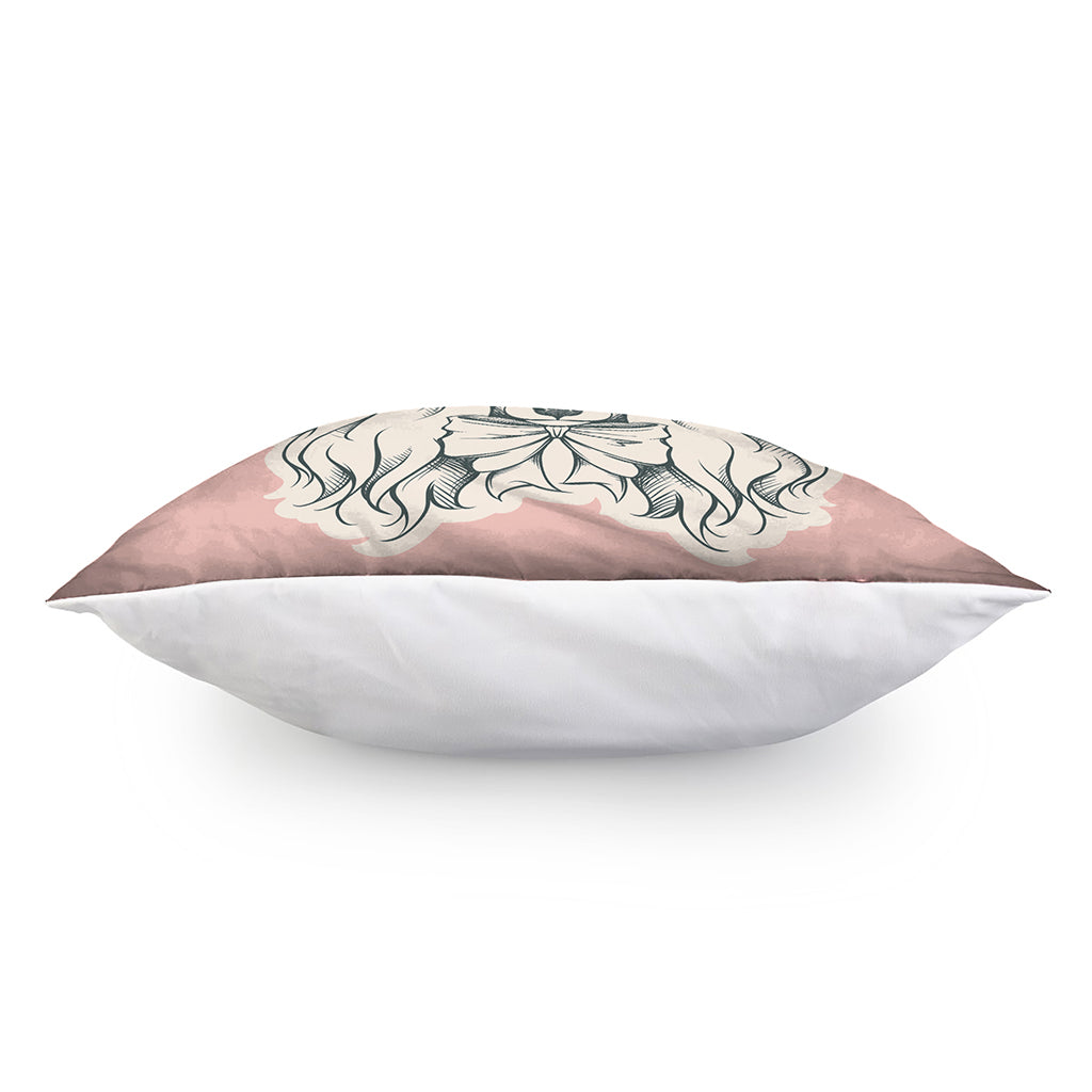 Princess Poodle Print Pillow Cover