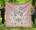 Princess Poodle Print Quilt