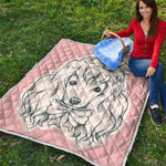 Princess Poodle Print Quilt