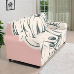 Princess Poodle Print Sofa Cover