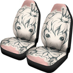 Princess Poodle Print Universal Fit Car Seat Covers