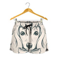 Princess Poodle Print Women's Shorts