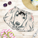 Princess Poodle Print Women's Shorts