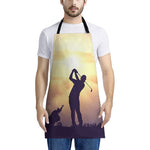 Pro Golf Swing Print Apron
