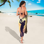 Pro Golf Swing Print Beach Sarong Wrap