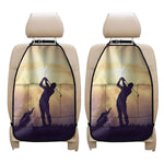 Pro Golf Swing Print Car Seat Organizers